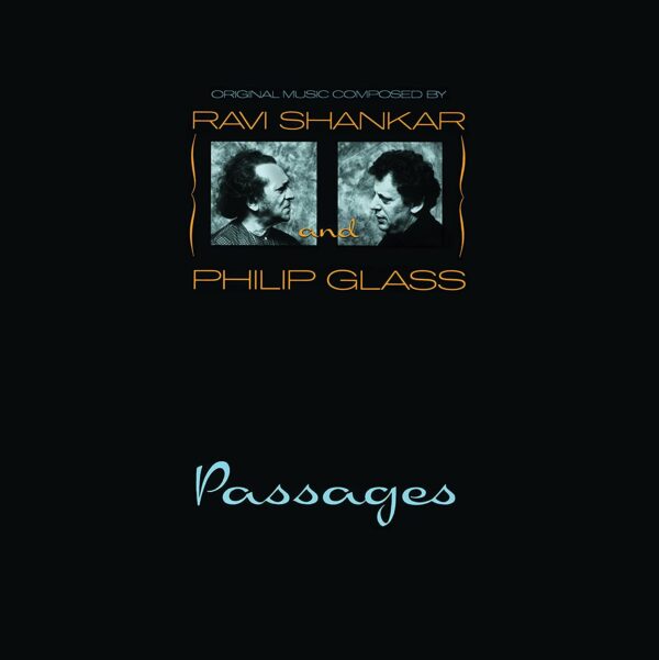 RAVI SHANKAR AND PHILIP GLASS PASSAGES - LP